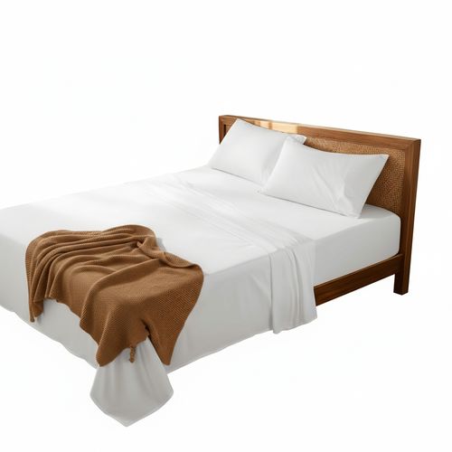 LBRO2M 100% Cotton Sheets King Deep Pocket 18-24 inch