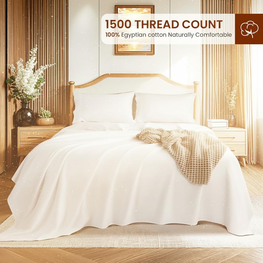 LBRO2M premium Egyptian cotton sheets